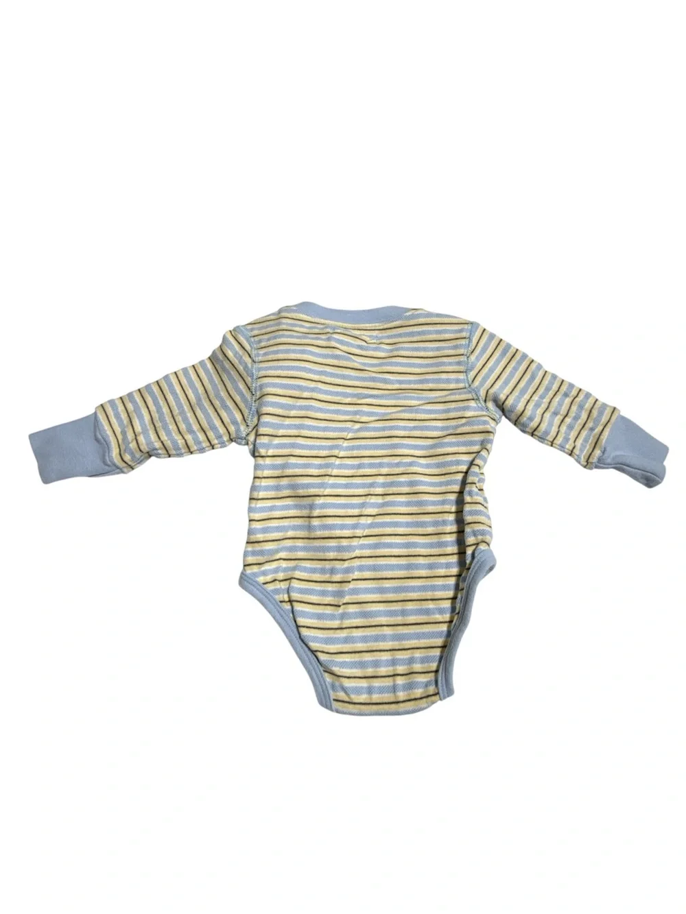 Vintage 1998 Gymboree Rainbow Tag Blue Overalls‎ Striped Onesie Socks Set NB